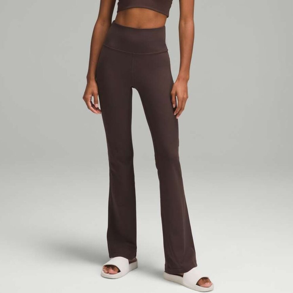 Groove Nulu High-Rise Flared Pant Regular Espresso